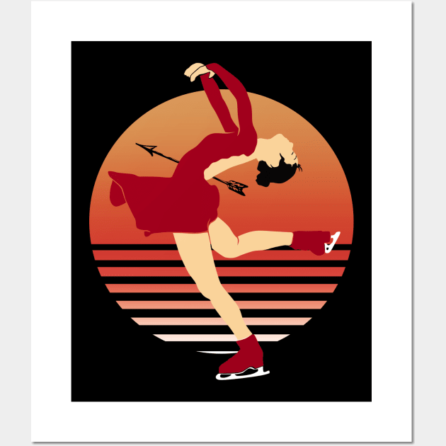 Figure Skating - Art Of Ice Dancing Wall Art by TMBTM